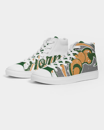 Plainview Hornets Vintage - Women's Hightop Canvas Shoe - EN