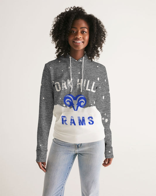 Oak Hill Rams - Bleached Women's Hoodie - EN