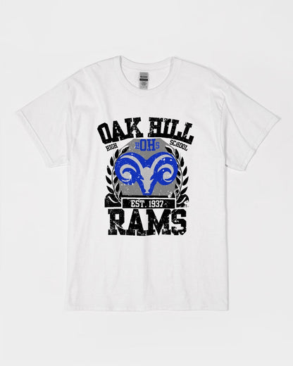 Oak Hill Rams Academic Vintage - Unisex Ultra Cotton T-Shirt - Gildan