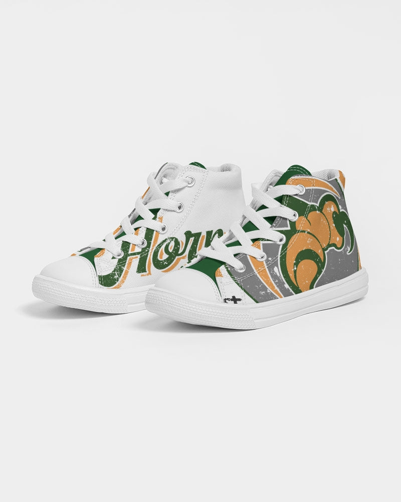 Plainview Hornets Vintage - Kids Hightop Canvas Shoe - EN