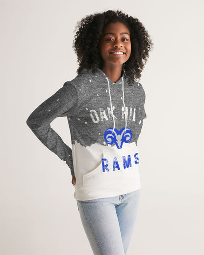 Oak Hill Rams - Bleached Women's Hoodie - EN