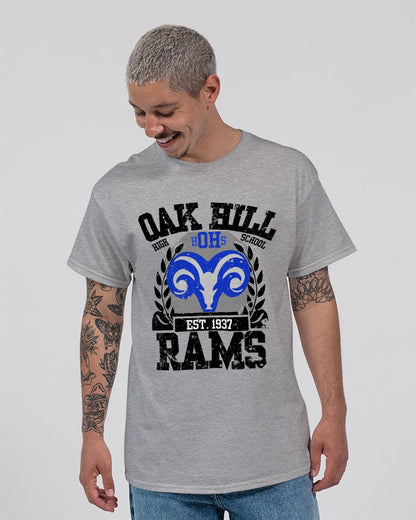 Oak Hill Rams Academic Vintage - Unisex Ultra Cotton T-Shirt - Gildan