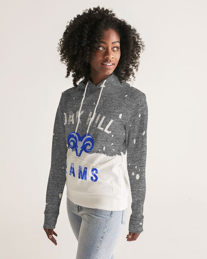 Oak Hill Rams - Bleached Women's Hoodie - EN