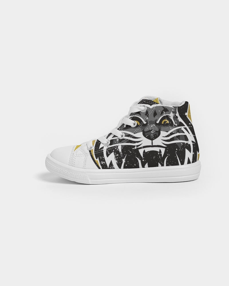 Leesville Wampus Cats Vintage - Kids Hightop Canvas Shoe - EN