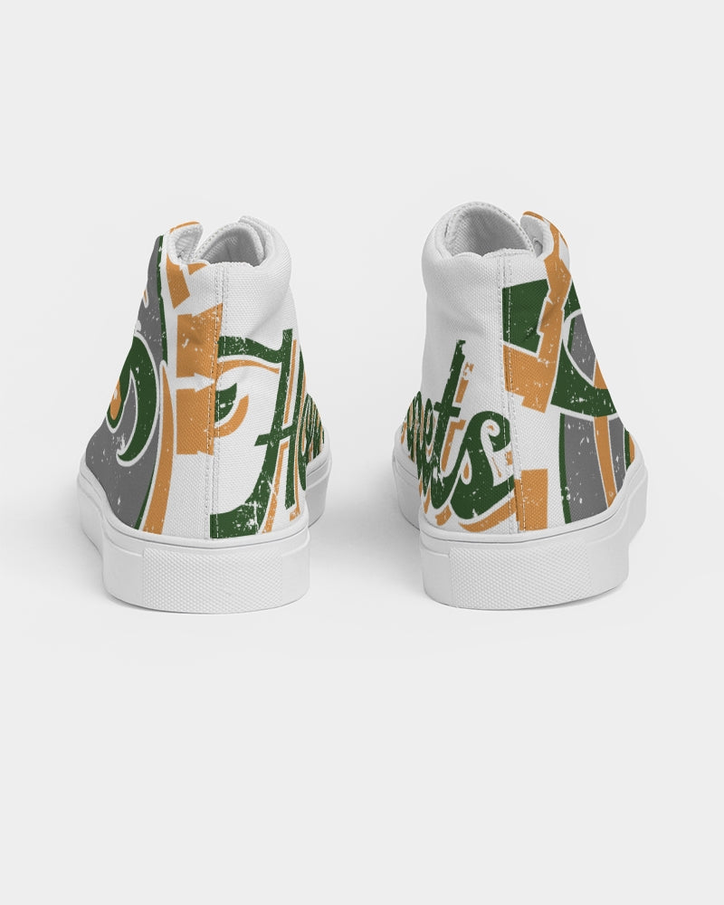 Plainview Hornets Vintage - Women's Hightop Canvas Shoe - EN