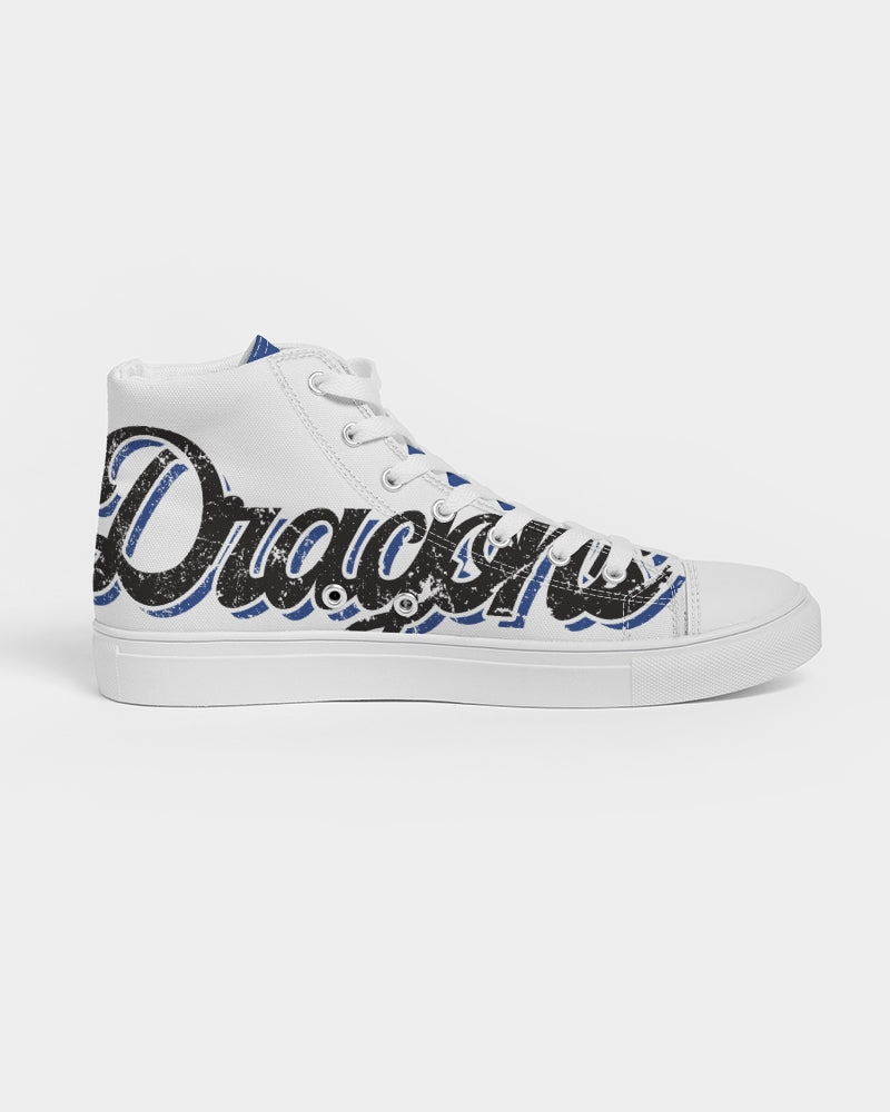 Deridder Dragons Vintage - Women's Hightop Canvas Shoe - EN