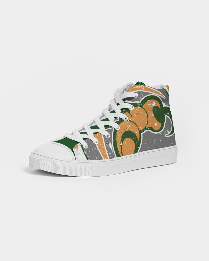 Plainview Hornets Vintage - Women's Hightop Canvas Shoe - EN