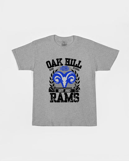 Oak Hill Rams Academic Vintage - Heavy Cotton Youth T-Shirt - Gildan