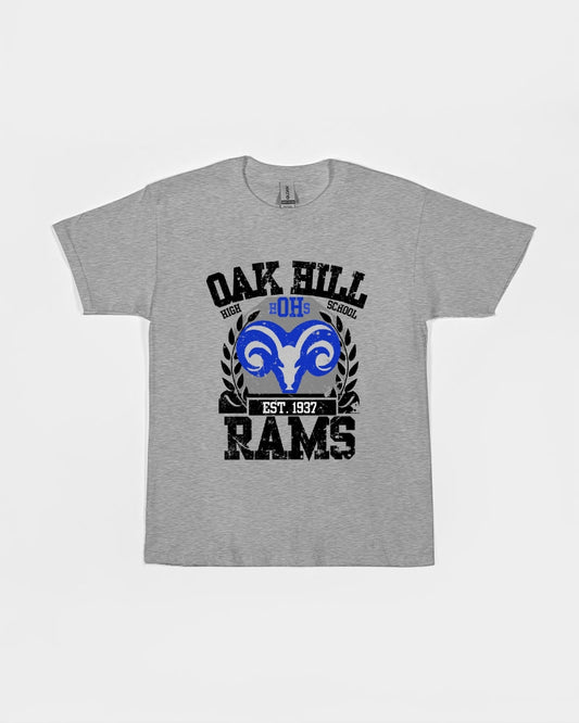 Oak Hill Rams Academic Vintage - Heavy Cotton Youth T-Shirt - Gildan