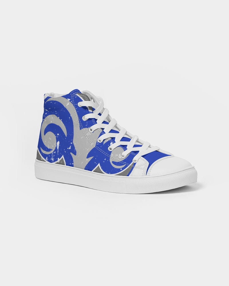 Oak Hill Vintage Rams - Women's Hightop Canvas Shoe - EN