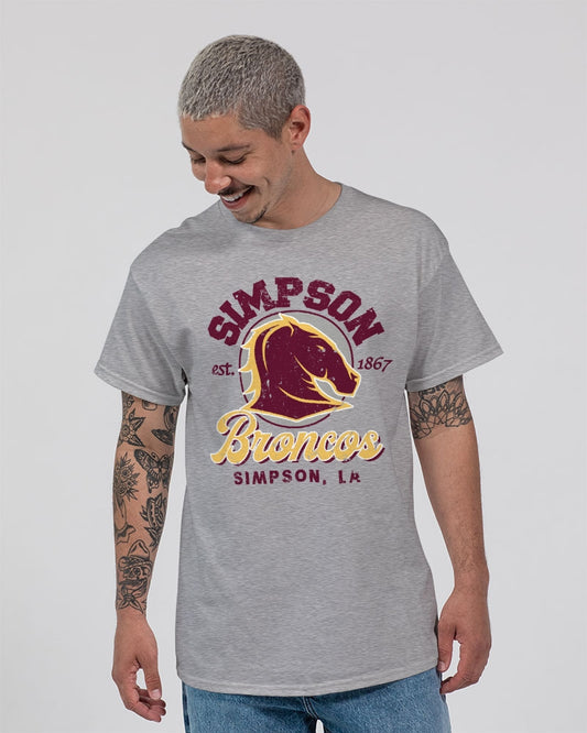 Simpson Broncos Vintage - Unisex Ultra Cotton T-Shirt - Gildan