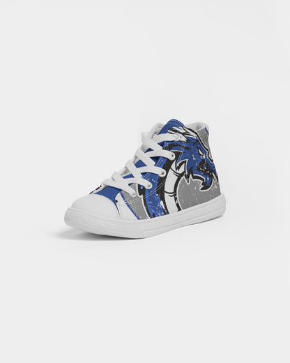 Deridder Dragons Vintage - Kids Hightop Canvas Shoe - EN