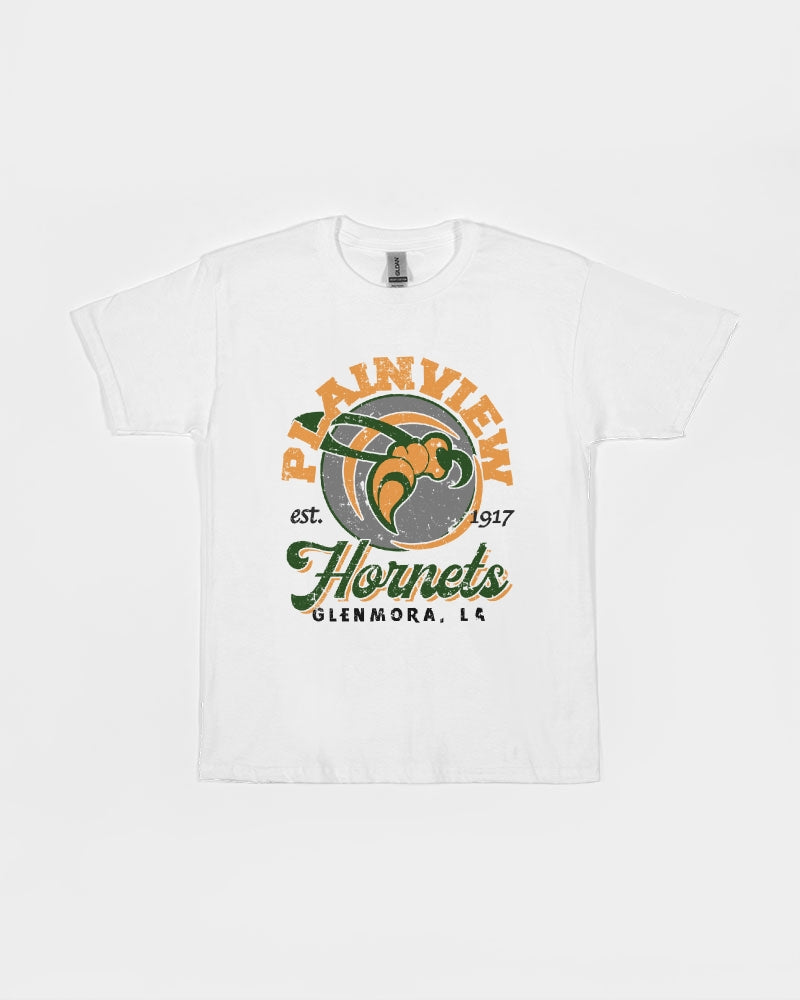 Plainview Hornets Vintage - Heavy Cotton Youth T-Shirt - Gildan