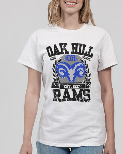 Oak Hill Rams Academic Vintage - Unisex Ultra Cotton T-Shirt - Gildan