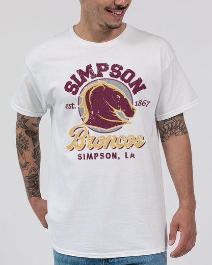 Simpson Broncos Vintage - Unisex Ultra Cotton T-Shirt - Gildan