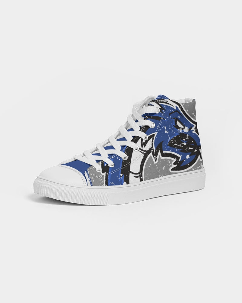 Deridder Dragons Vintage - Women's Hightop Canvas Shoe - EN