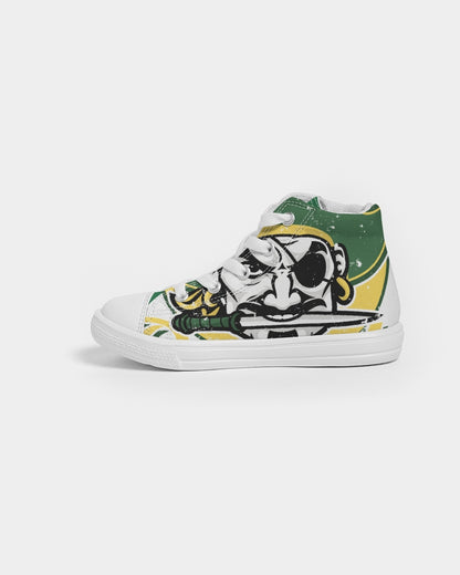 Hicks Pirates Vintage - Kids Hightop Canvas Shoe - EN