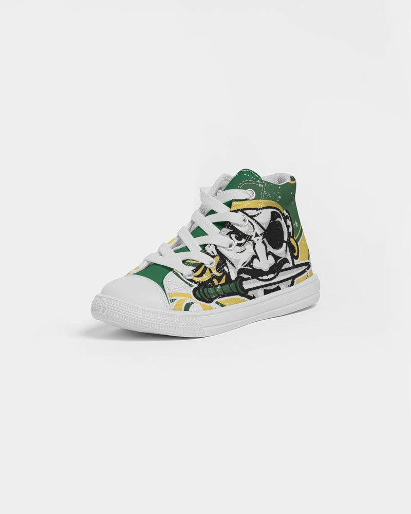 Hicks Pirates Vintage - Kids Hightop Canvas Shoe - EN