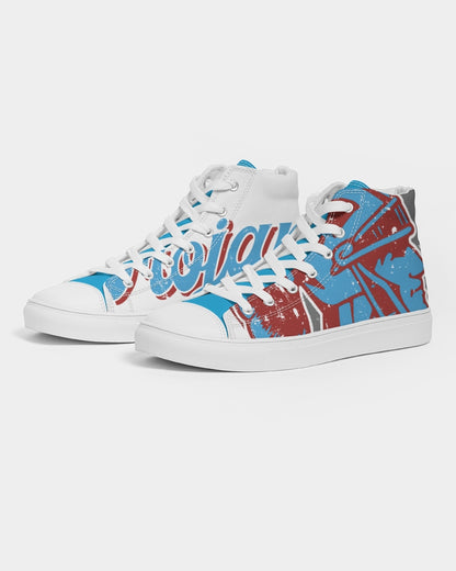 East Beau Trojans Vintage - Women's Hightop Canvas Shoe - EN