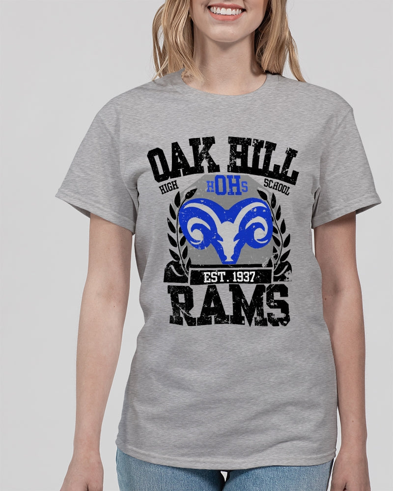 Oak Hill Rams Academic Vintage - Unisex Ultra Cotton T-Shirt - Gildan