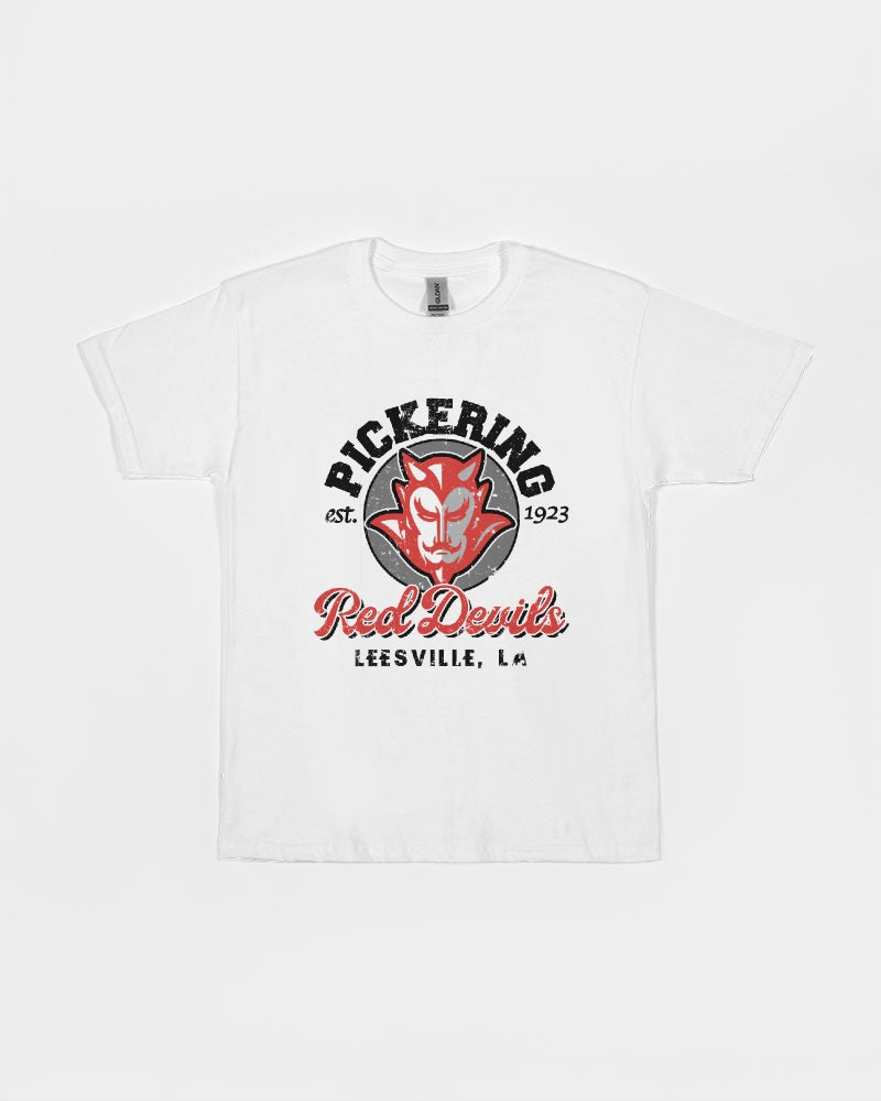 Pickering Red Devils Vintage - Heavy Cotton Youth T-Shirt - Gildan