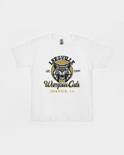 Leesville Wampus Cats Vintage - Heavy Cotton Youth T-Shirt - Gildan