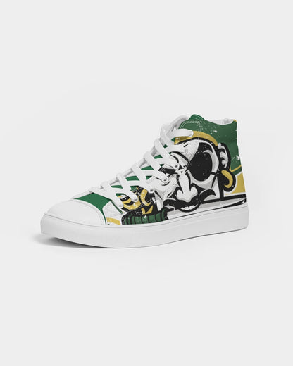 Hicks Pirates Vintage - Women's Hightop Canvas Shoe - EN