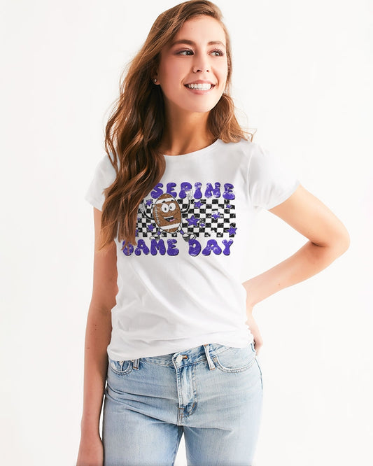 Retro Rosepine Eagle Football Fan - Women's Tee - EN