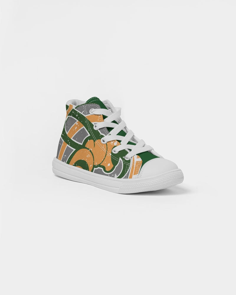 Plainview Hornets Vintage - Kids Hightop Canvas Shoe - EN