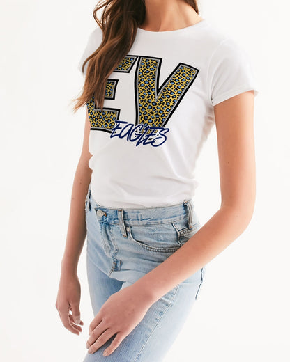 Evans Eagles Leopard - Women's Tee - EN