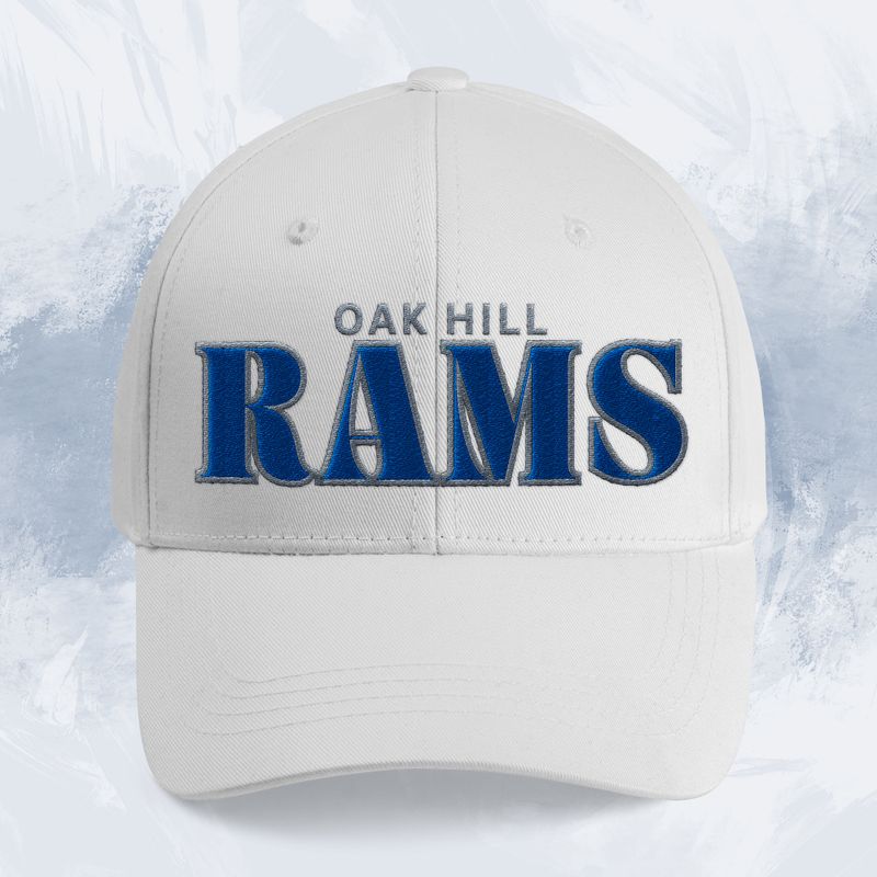 Oak Hill Rams Athletic Embroidered Cap