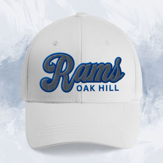 Oak Hill Rams Baseball Embroidered Cap