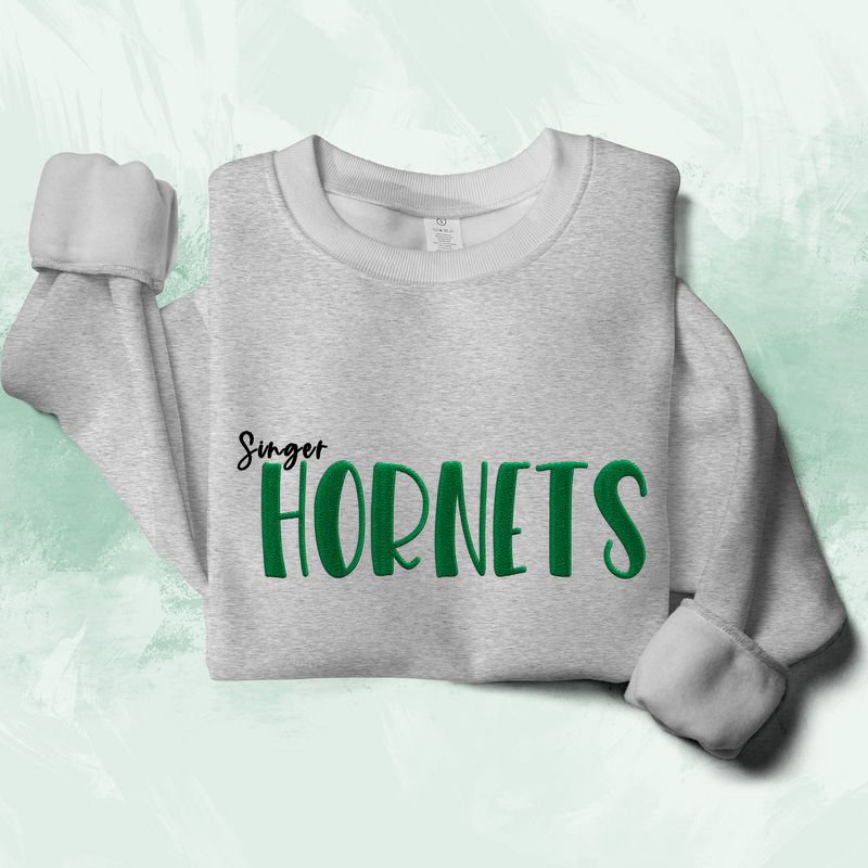 Singer Hornets Embroidered Lightweight Sweatshirt