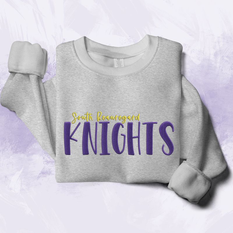 South Beau Knights Embroidered Lightweight Sweatshirt