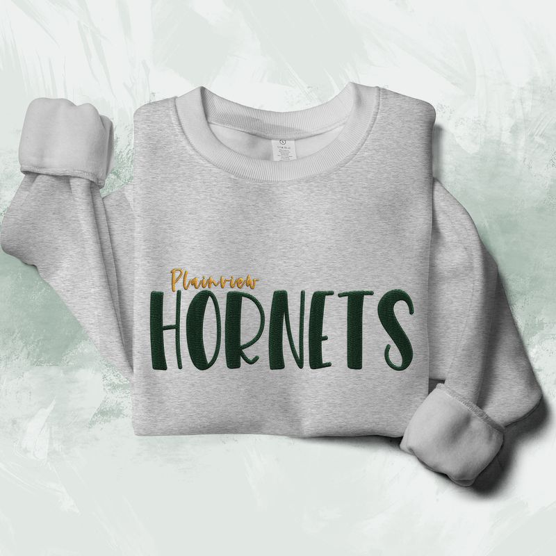 Plainview Hornets Embroidered Lightweight Sweatshirt