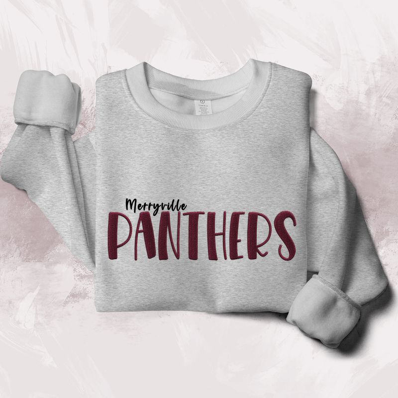 Merryville Panthers Embroidered Lightweight Sweatshirt