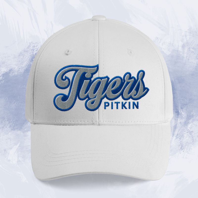 Pitkin Tigers Baseball Embroidered Cap