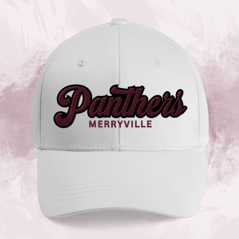 Merryville Panthers Baseball Embroidered Cap